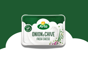 Arla® Τυρί Κρέμα Κρεμμύδι & Σχοινόπρασο