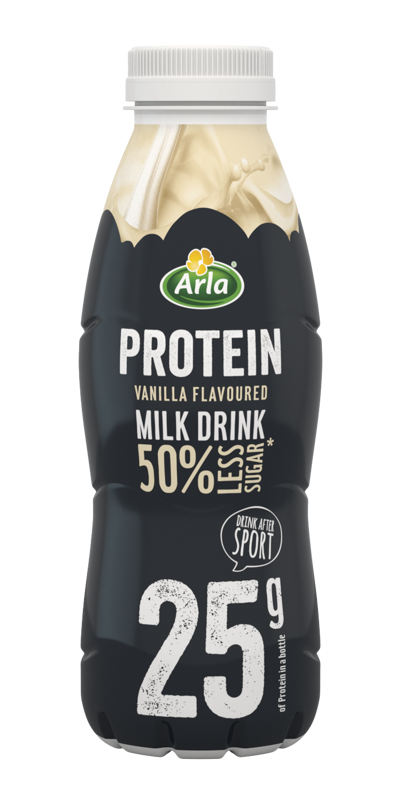 Arla® Protein Vanilla flavoured milk drink with less sugar
