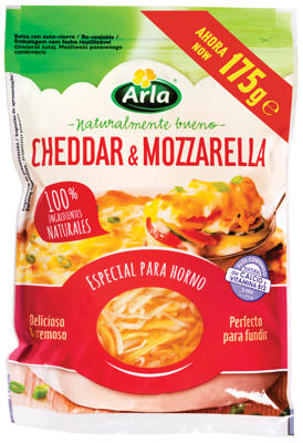 Arla® Cheddar & Mozzarella Shredded 150 gr