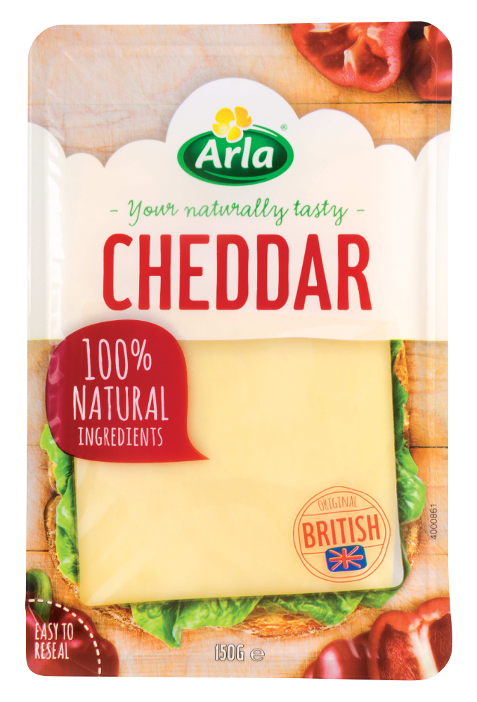 Arla® Cheddar Τυρί σε φέτες 150 gr