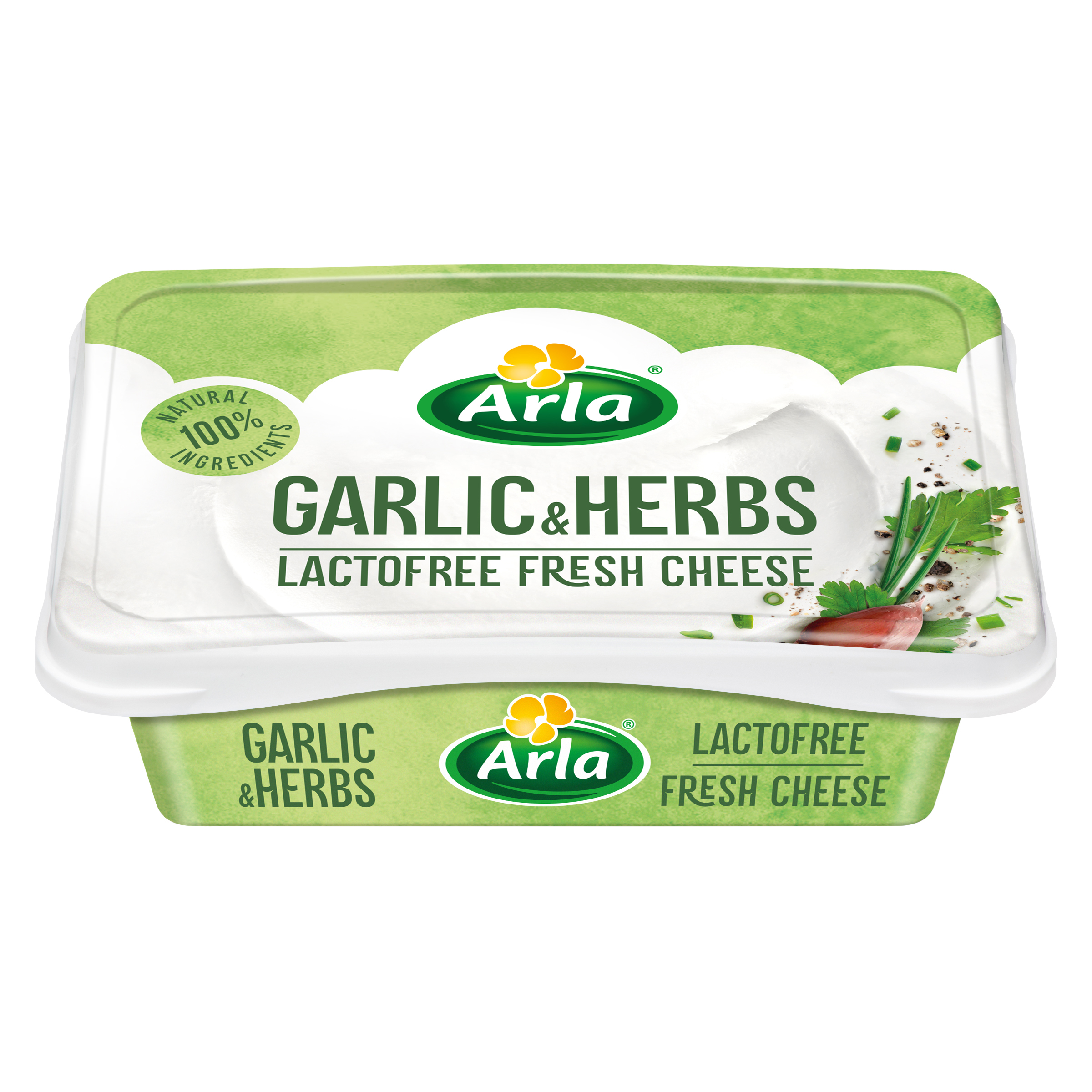 Arla® Cream Cheese Arla® Φρέσκο Τυρί Κρέμα Με Σκόρδο