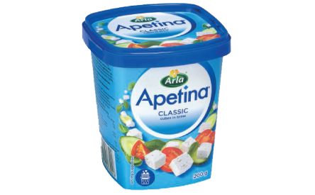 Arla® Apetina® white cheese cubes in brine